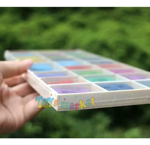 Caja Abecedario Con Letras De Madera De Colores Didácticas