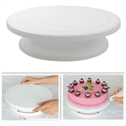 Base Giratória Bailarina P/ Confeitar Decorar Modelar Bolos