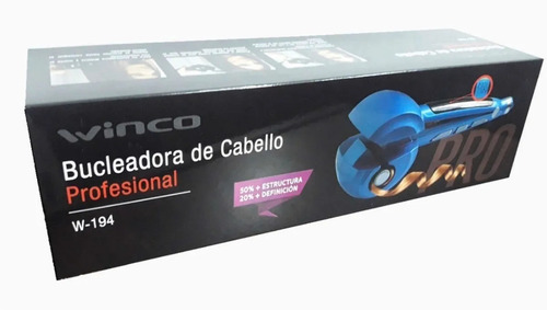 Buclera Profesional Winco Rizador Pelo Rulos Perfectos W-194