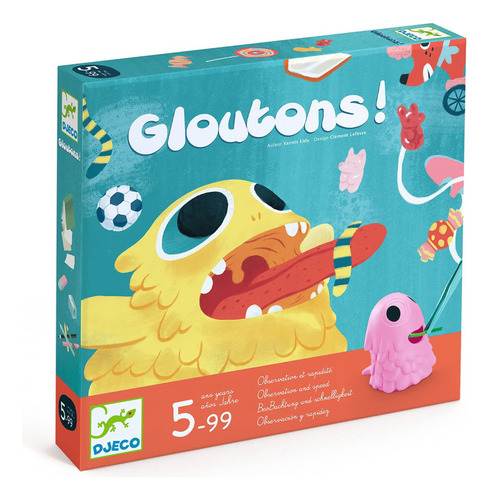 Gloutons Juego De Observación Y Rapidez Djeco +5 Años