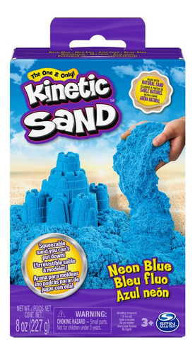 Kinetic Sand Caja De Arena Azul