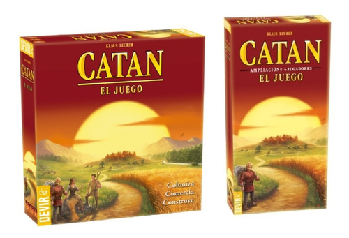 Combo! Catan Básico + Expansión 5-6 Jugadores Juegos De Mesa