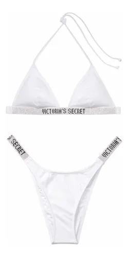 Decremento Prohibir Marcha atrás Traje De Baño Victorias Secret 100% Original Brillos Bikini