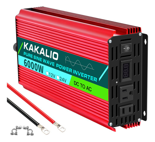 Inversor De Onda Sinusoidal Pura 6000w 12v110v Transformador