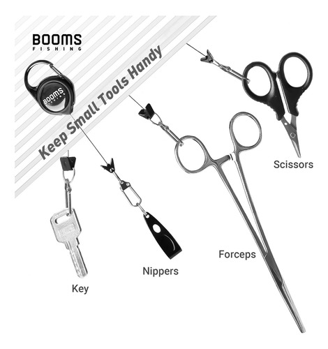 Booms Pesca Rg1 Retractor 3 Pcs