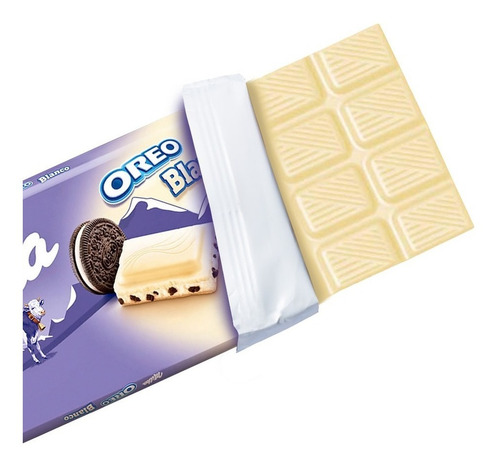 Pack Chocolate Blanco Milka® Relleno Con Oreo® Y Crema 2 Un
