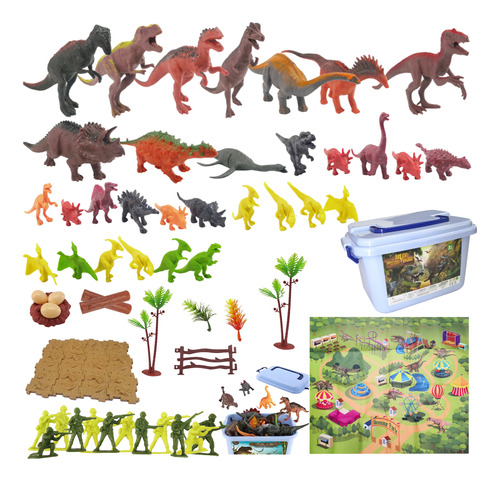 Pack 10 Cajas Parque Jurasico Dinosaurios Paradise Set 89 Pz