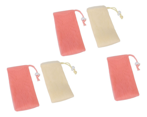 Bolsa De Jabón Foaming Net, 5 Unidades, De Malla Exfoliante