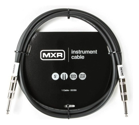 Cable Para Guitarra Y Bajo 1,6 M Mxr Dcis05