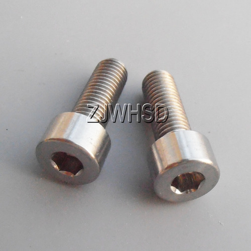 2 Tornillo Hexagonal Titanio M7 X 0.787 In Grado