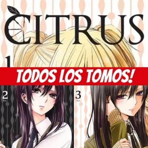 Promo Citrus Manga Colección Completa! 10 Tomos By Ivrea