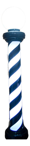 Barber Pole 110cm Todo Preto Prova Dágua 127/220V Megan