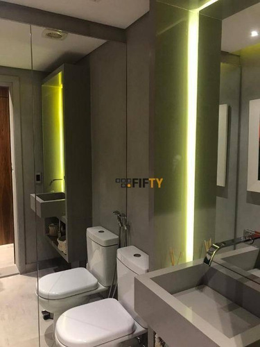 Apartamento Com 1 Dormitório Para Alugar, 66 M² Por R$ 6.500,00/mês - Brooklin - São Paulo/sp - Ap41330
