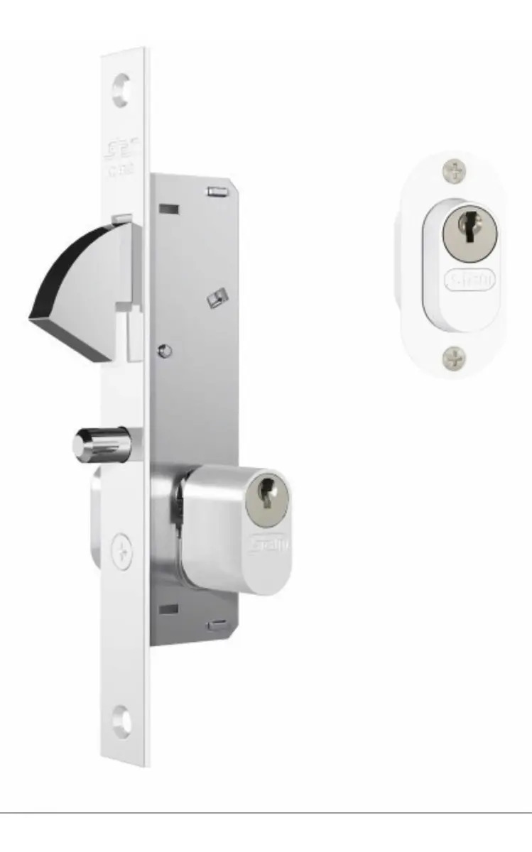Fechadura Stam P/porta De Correr 901 Branca
