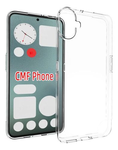 Funda Cmf By Nothing Phone 1 De Silicona Transparente Mate U