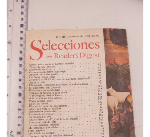 Selecciones Del Reader´s Digest Diciembre De 1978 (Usado)