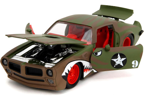 Bigtime Muscle 1:24 1972 Pontiac Firebird Die-cast Car, T...