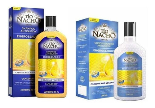 Tio Nacho Antiqueda Engrossador Shampoo 415 + Condicionador