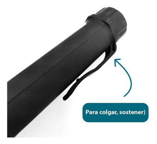 Imagen 5 de 7 de Combo 2 Linternas Cob Luz Led Gancho Colgable Tipo Táctica