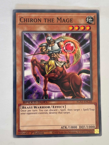 Yugioh! Speed Duel Chiron The Mage Sgx1-enc05