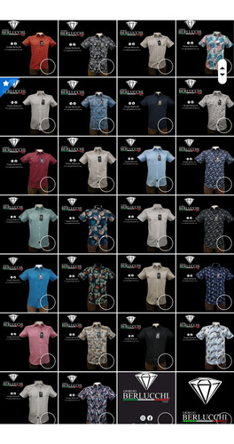 Camisa Giorgio Berlucchi Mc24-09 Lisa Slim Fit 2024