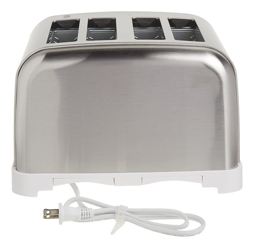 Tostadora Clásica De Metal Cuisinart Cpt180wp1, 4 Ranuras