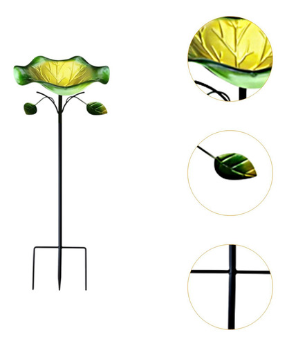 Baño Para Pájaros Para Jardín Baño Para 22 Cm X 86 Cm