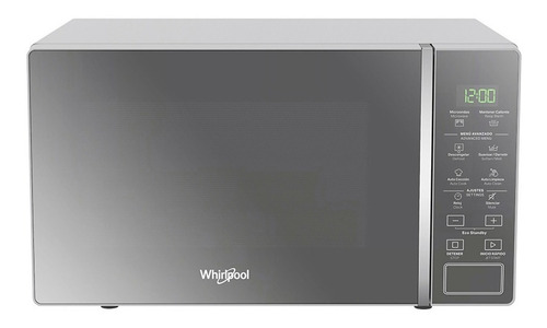 Microondas Whirlpool 20lt Silver Acabado En Espejo - Wm1807d 120V