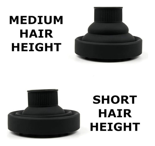 ~ Difusor De Pelo Plegable Universal For Secador De Pelo