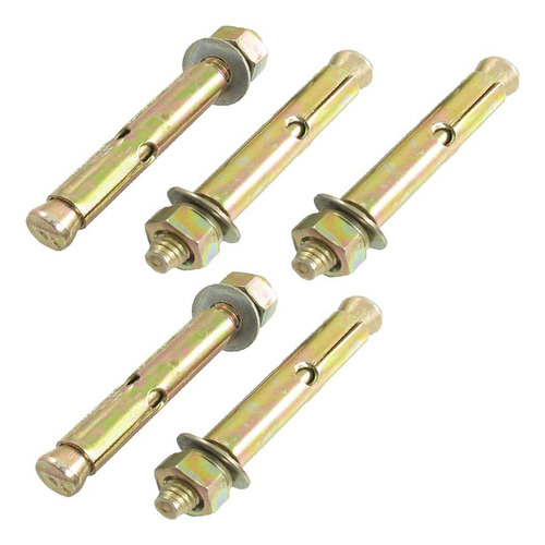 Tornillo Expansion Rosca 5 Uds Presentado M6 X 60 Mm Anclaje