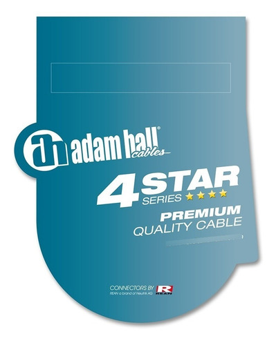 Imagen 2 de 3 de Cable Para Micrófono Adam Hall K4mmf0100 Xlr Rean 1 Metro