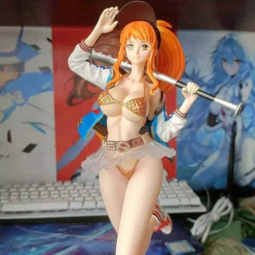 Figura De Accion Nami Beibolista 32cm One Piece