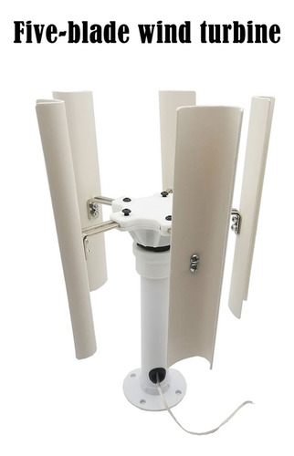 Generador De Viento Vertical De Cinco Aspas, Modelo