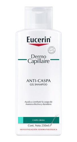 Eucerin Dermocapillaire Shampoo Anticaspa Para Caspa Grasa