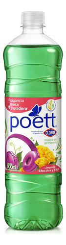 Limpiador De Piso Poett 900ml Música En Primvra. 12pzas