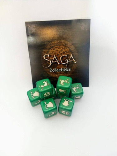 Dados Saxões Para Jogo De Wargame Saga 8 Unidades Saxon