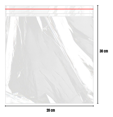 1000 Saco Saquinho Zip Hermético 20x30 Abre E Fecha Plástico