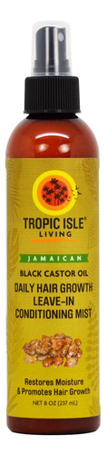 Tropic Isle Living Aceite De Ricino Negro Jamaicano Para El 