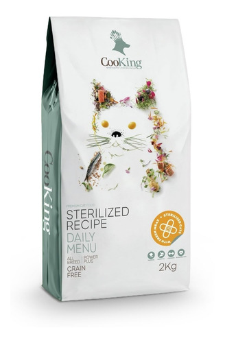 Alimento Gato Adulto Cooking Esterilizados 2kg Grain Free