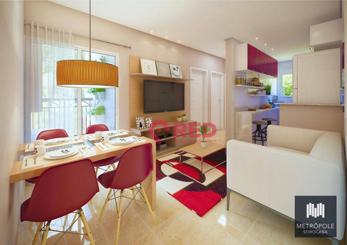 Imagem 10 de 15 de Apartamento Com 2 Dormitórios À Venda Por R$ 189.990,00 - Edifício Belíssimus - Sorocaba/sp - Ap0302