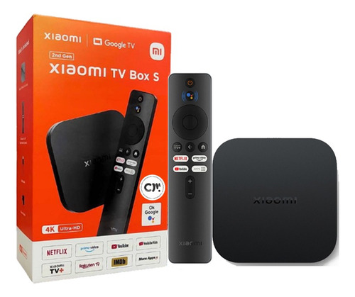 Xiaomi Mi Tv Box S 2nd Control De Voz 4k 8gb 2gb De Memoria