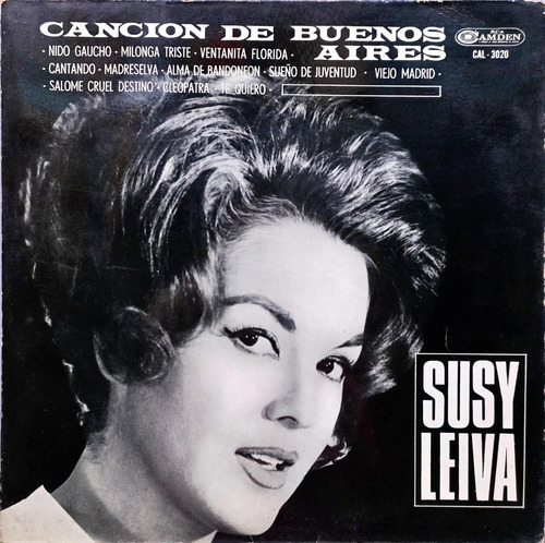 Susy Leiva Lp  Cancion De Buenos Aires Rca 4138