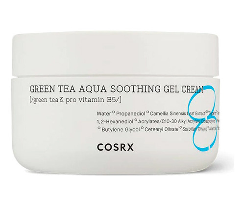 Cosrx. Hydrium Green Tea Aqua Soothing Gel Cream, Calmante 