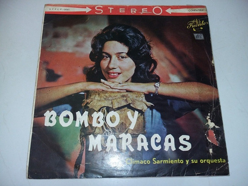 Lp Vinilo Disco Climaco Sarmiento Bombo Y Maracas Cumbia