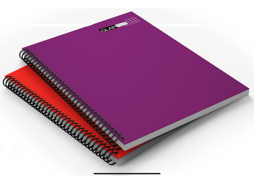Cuaderno Universitario 100h Matematica 7mm 8u Colors Glamtex
