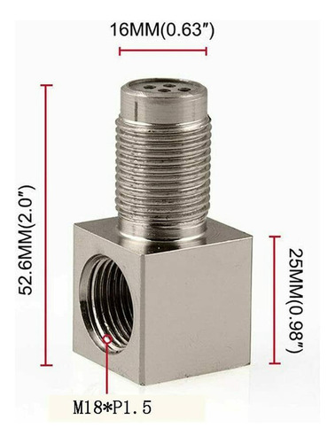 Pf Adaptador De Sensor De Oxígeno O2 For Coche Espaciador De