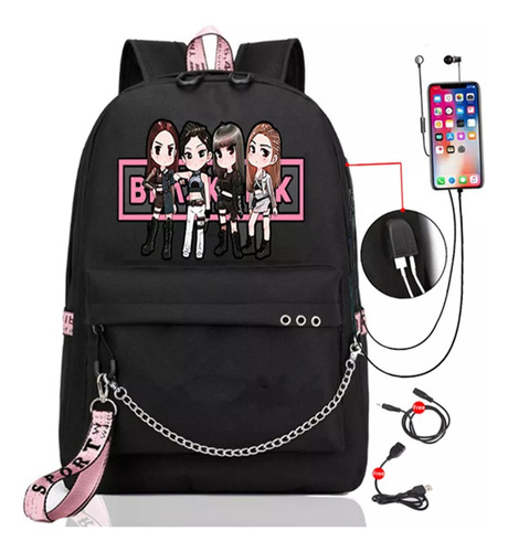 Mochila Blackpink Mochila Kpop Coreana