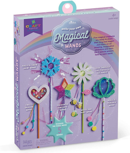 Craft-tastic Haz Tus Propias Varitas Mágicas Kit De Para 5 