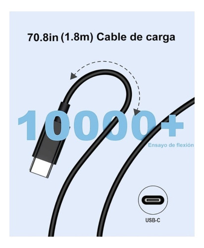 Cargador Universal Para Todos Los Tipo C De 65w 20v 3.25a