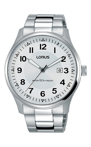 Reloj Lorus By Seiko Hombre Acero Clasico Fecha 50m Rh939hx9